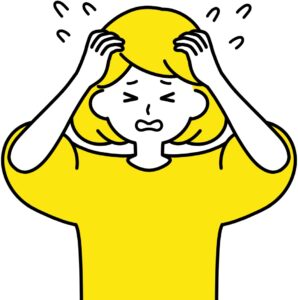 混乱する女性