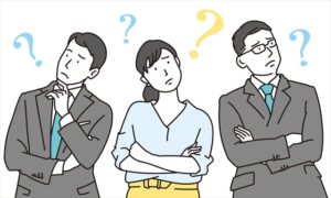 困っている人